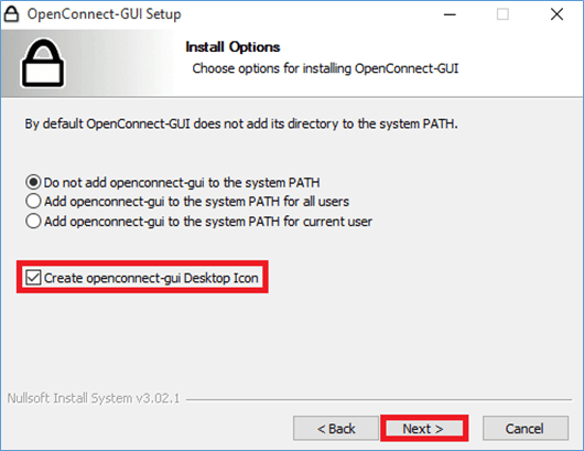 Create OpenConnect Gui Desktop Icon