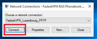 Connect Windows PPTP Protocol