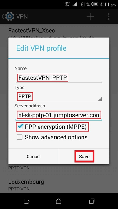 pia vpn server address list