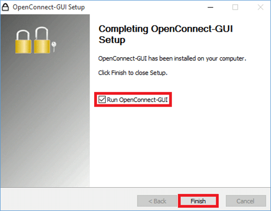 Run OpenConnect Gui
