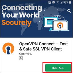 instal the new version for android OpenVPN Client 2.6.6