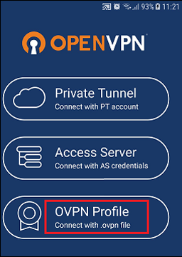 Как создать ovpn файл для android