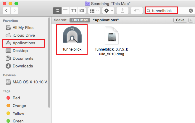 tunnelblick dns configuration