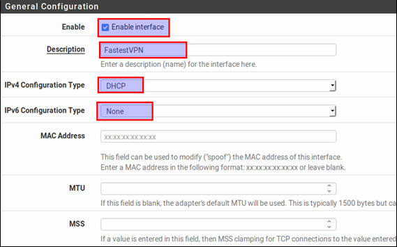 pfsense openvpn