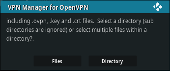 Kodi openelec Open VPN