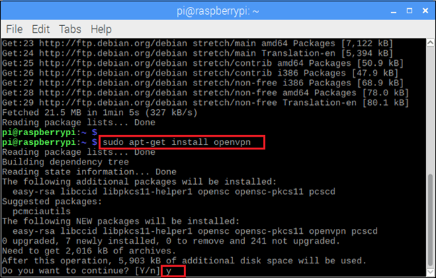 openvpn raspberry pi