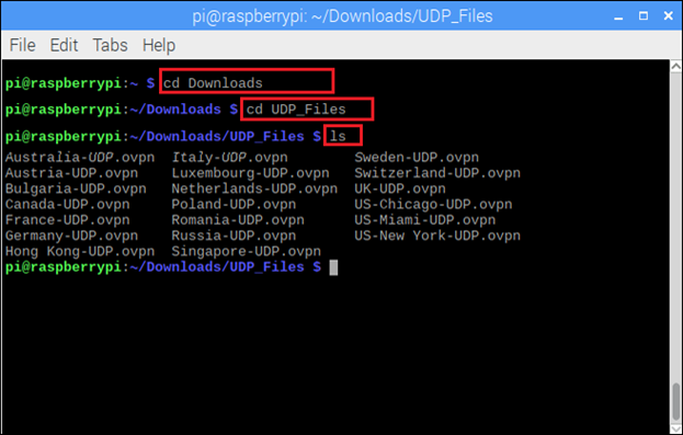 raspberry pi openvpn