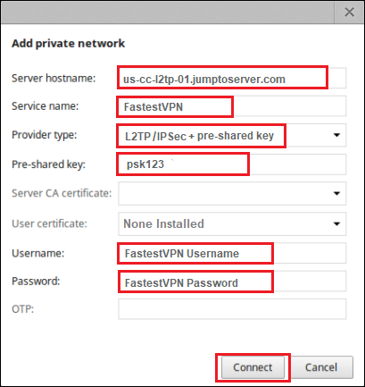 enter your name and password for the server mac windows