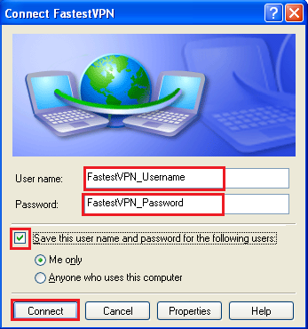 Windows XP L2TP VPN