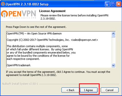 Windows XP OpenVPN
