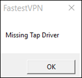 Missing Tap Driver