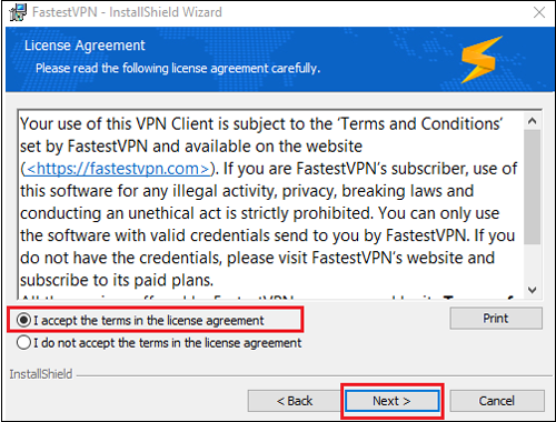 vpn tracker license terms