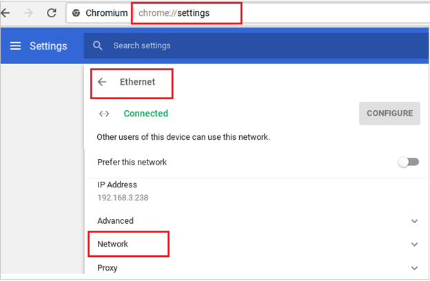 where to find ip address on chromebook