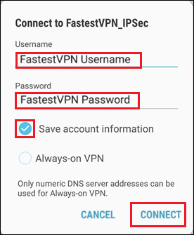 Android VPN IPSec