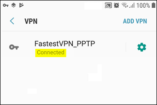Android VPN PPTP