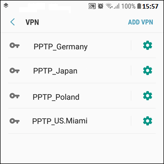 gateprotect vpn pptp on android