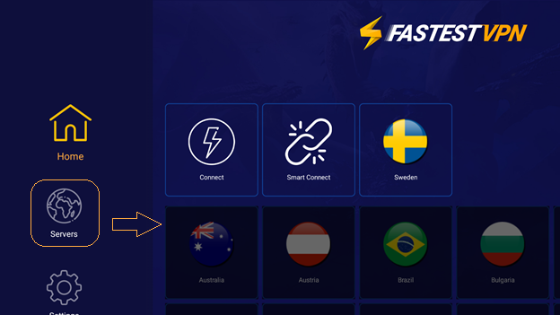 FastestVPN Android TV Box App