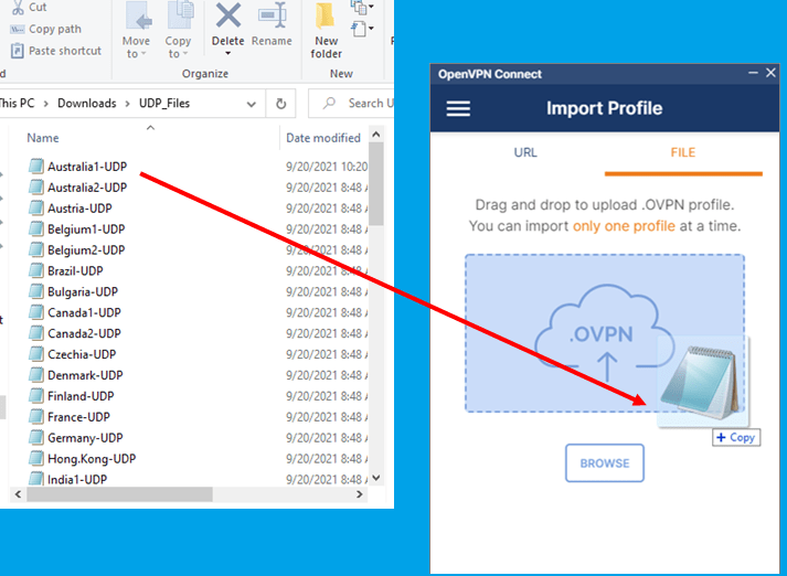 OpenVPN Connect on Windows