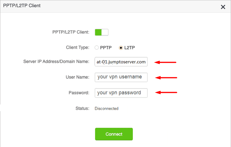 Tenda VPN Setup