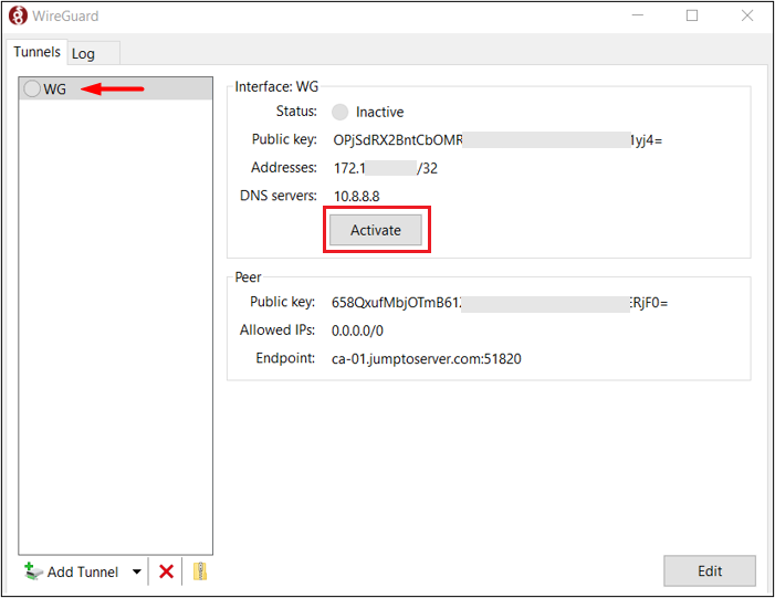 Windows 10 WireGuard
