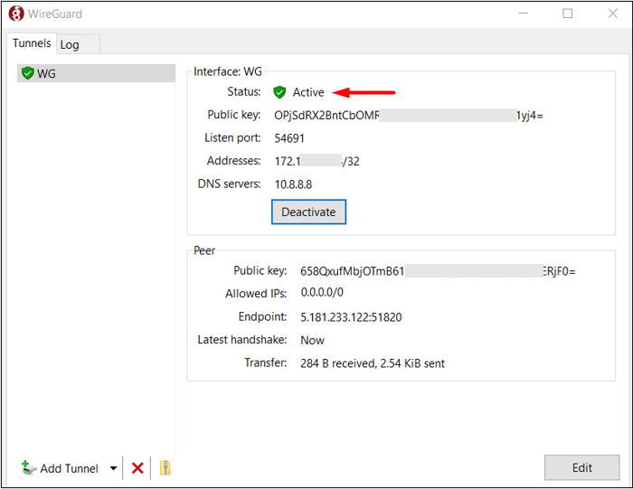 Windows 10 WireGuard